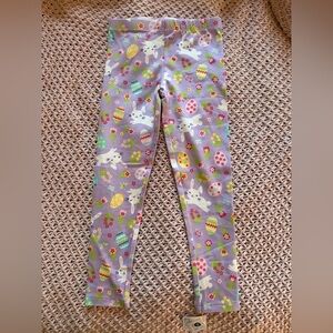 The Children's Place Lavender Leggings with Bunny and Egg Print